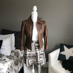 Alice Temperley Target Leather Moto Jacket AC
